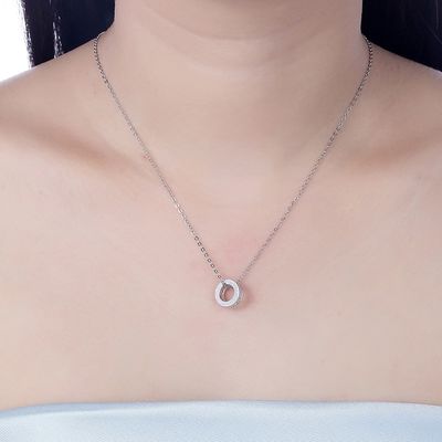 Gümüş 925 Pırlanta Küçük Güzel Bel Kolye Moda Mizaç Zinciri