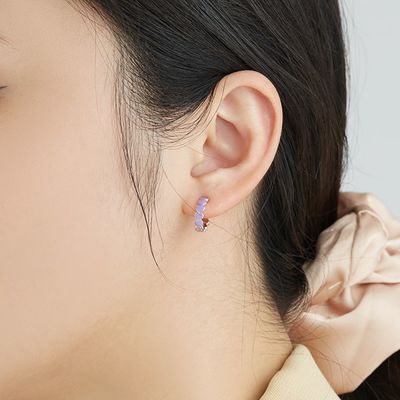Dişli CZ 0.85 Gram 0.15mm Gümüş Kalp Küpe Kalpli Çiviler