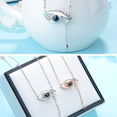 3.9 gram 0.48X0.84in Angel Eyes Kolye Özel Işık Projeksiyon Kolye ODM