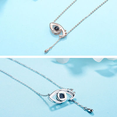 3.9 gram 0.48X0.84in Angel Eyes Kolye Özel Işık Projeksiyon Kolye ODM
