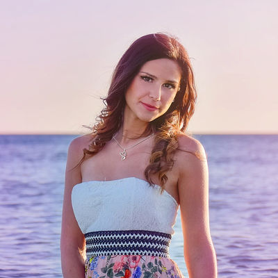 Mor Austrian crystal Kristal İşlemeli Gümüş Kalp Kolye